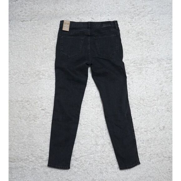 NEW! Madewell Petite 10" High-Rise Skinny Jeans in Berkeley Black Size 28P - Picture 6 of 11